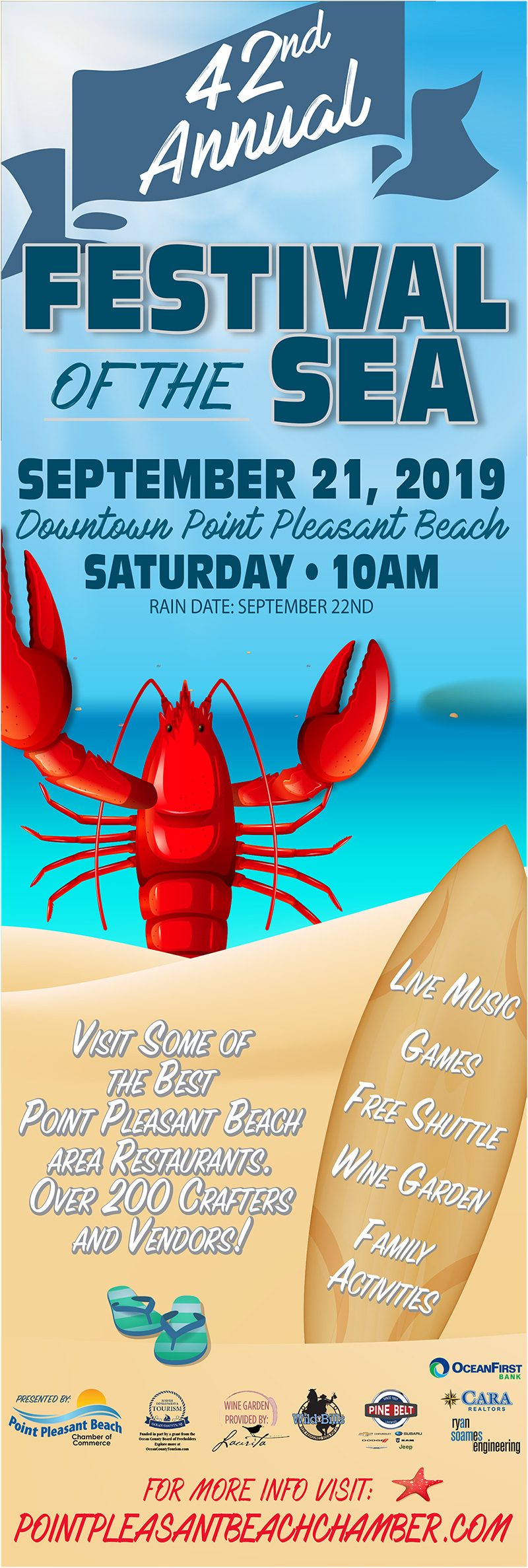 42nd Annual Festival of the Sea & Craft Show Point Pleasant Beach

